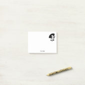 Art Deco vrouw met grote hoed handschoenen RL Post-it® Notes (Op bureau)