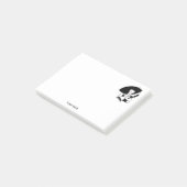 Art Deco vrouw met grote hoed handschoenen RL Post-it® Notes (Schuin)