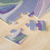  Art Deco Vrouw met Kat door S. Chompre Legpuzzel (Zijkant)