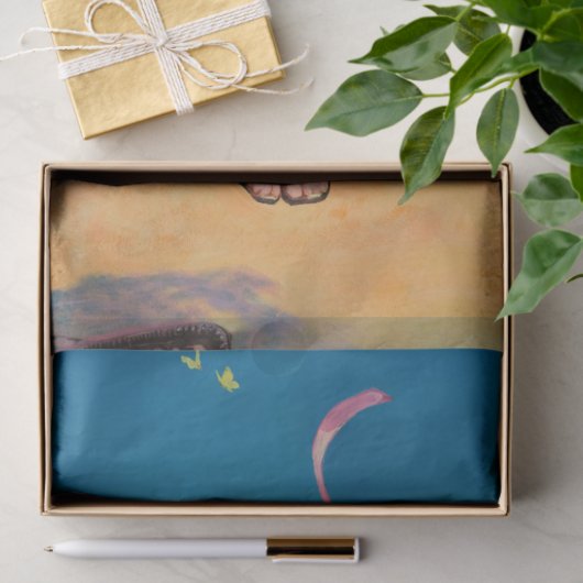  Art Deco / Vrouw Vrouwen Decoupage Tissuepapier (Geschenk)