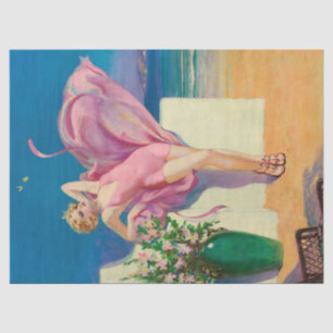  Art Deco / Vrouw Vrouwen Decoupage Tissuepapier