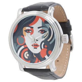 Art deco - vrouwen horloge