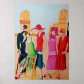 Art Deco Vrouwen Poster (Voorkant)