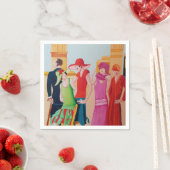 Art Deco Vrouwen  Servet (Insitu)