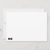 Art Deco Vuurwerk Uitnodiging Nieuwjaar (Achterkant)