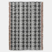 Art Deco waaier deken worp (Voorkant Verticaal)