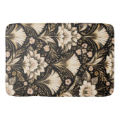 Art Deco waaier stijl bloempatroon Badmat (Voorkant)