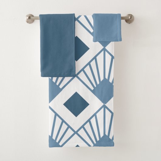 Art Deco Waaiers Bad Handdoek Set (Insitu)