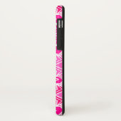 Art Deco Wallpaper Patroon, Fuchsia Pink Case-Mate iPhone Case (Achterkant/links)