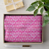 Art Deco Wallpaper Patroon, Fuchsia Pink Tissuepapier (Geschenk)