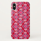 Art Deco Wallpaper Pattern, Bourgogne Case-Mate iPhone Case (Achterkant)