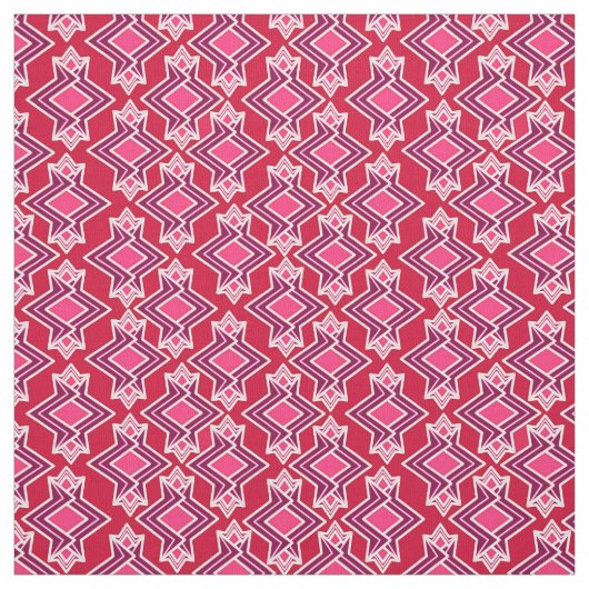 Art Deco Wallpaper Pattern, Bourgogne Stof (Swatch)