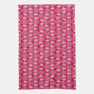 Art Deco Wallpaper Pattern, Bourgogne Theedoek