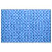 Art Deco Wallpaper Pattern, Cerulean Blue Stof (Fat Quarter)