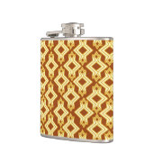 Art Deco Wallpaper Pattern, Golden Brown Heupfles (Links)