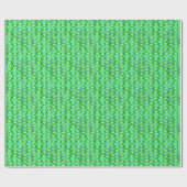 Art Deco Wallpaper Pattern, Jade Green Cadeaupapier (Vlak)
