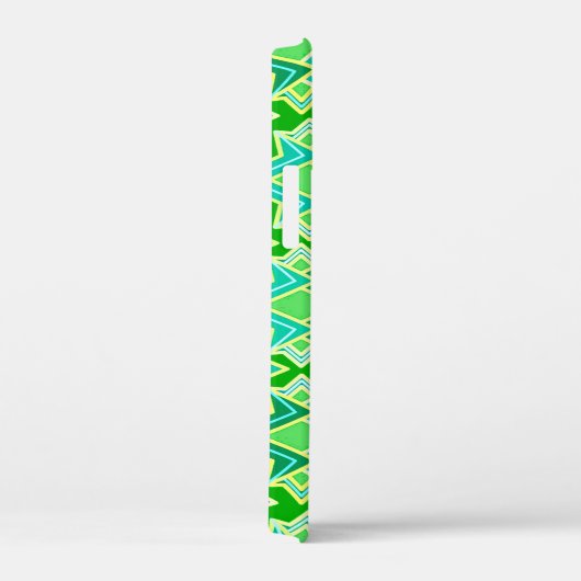 Art Deco Wallpaper Pattern, Jade Green Case-Mate iPhone Case (Achterkant / Rechts)