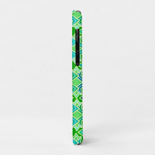 Art Deco Wallpaper Pattern, Jade Green Case-Mate iPhone Case (Achterkant/links)