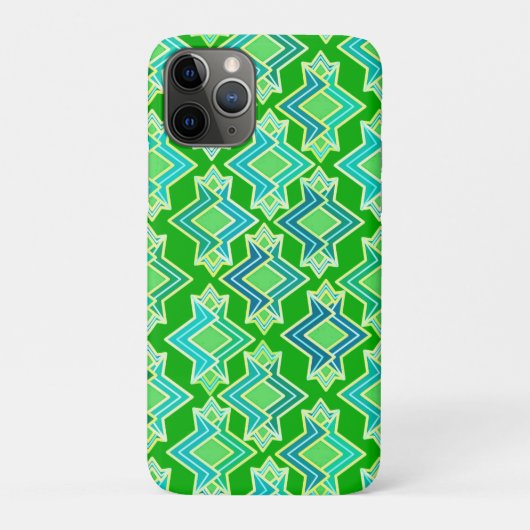 Art Deco Wallpaper Pattern, Jade Green Case-Mate iPhone Case (Achterkant)