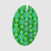 Art Deco Wallpaper Pattern, Jade Green Ornament (voorkant)