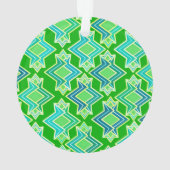 Art Deco Wallpaper Pattern, Jade Green Ornament (achterkant)