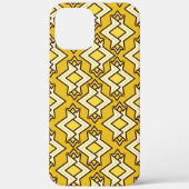Art Deco Wallpaper Pattern, Mustard Gold Case-Mate iPhone Case (Achterkant)