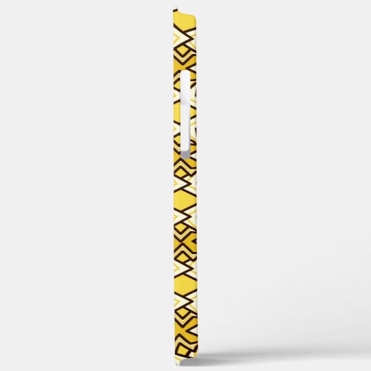 Art Deco Wallpaper Pattern, Mustard Gold Case-Mate iPhone Case (Achterkant / Links)