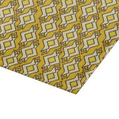 Art Deco Wallpaper Pattern, Mustard Gold Snijplank (Hoek)
