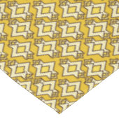 Art Deco Wallpaper Pattern, Mustard Gold Tafelkleed (Gekanteld)