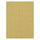 Art Deco Wallpaper Pattern, Mustard Gold Tafelkleed (Voorkant)