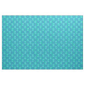 Art Deco Wallpaper Pattern, Turquoise en Cobalt Stof (Fat Quarter)