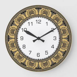 Art Deco Wand Grote Klok