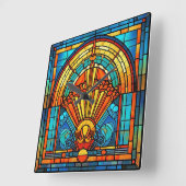 Art Deco wandklok (Hoek)