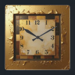 Art Deco wandklok<br><div class="desc">Geweldig klokontwerp. Je zult het leuk vinden als anderen. U kunt dit ontwerp vrij gebruiken voor andere producten die u wilt of om jouw tekst aan te passen en toe te voegen. Volg me voor meer. Met vriendelijke groet. Een leuke dag.</div>