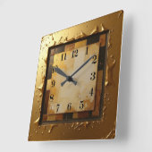 Art Deco wandklok (Hoek)