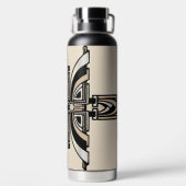 Art Deco Water Bottle Waterfles (Achterkant)