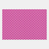 Art Deco Wave Pattern, Aqua, Maroon, Jade Green Inpakpapier Vel (Voorkant 2)