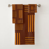 Art Deco Weave Bad Handdoek (Insitu)