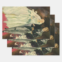  Art Deco Wedding Bride en Groom Passen getrouwd