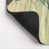  Art Deco Wedding Bride en Groom Passen getrouwd Muismat (Hoek)