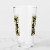 Art Deco Wedding Jubileum Champagne Gold Gatsby Glas (Links)