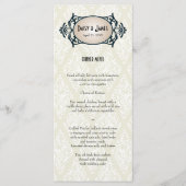 Art Deco Wedding Menu (Voorkant)