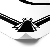 Art Deco WEDDING PARTY KAARTEN & GIFTS SIGN Poster (Hoek)