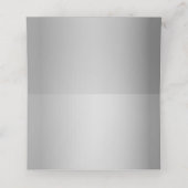 Art Deco Wedding Place Card Plaatskaartje (Binnenkant ongevouwen)