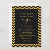 Art Deco Wedding Uitnodiging (Voorkant)
