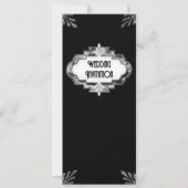 Art Deco Wedding Uitnodiging (Voorkant)