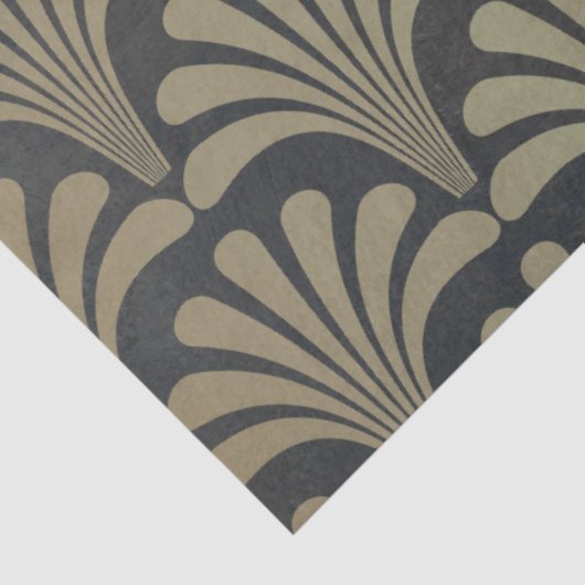 Art Deco Weefselpapier, Decoupage Tissuepapier (Detail)