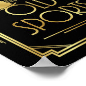 Art Deco WELCOME OUDE SPORTS Sign Print (Hoek)