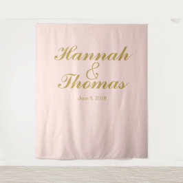 Art deco welkom bruiloft foto booth terug drop wandkleed