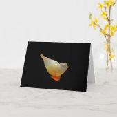 Art Deco Wenskaart Kaart (Gele Bloem)